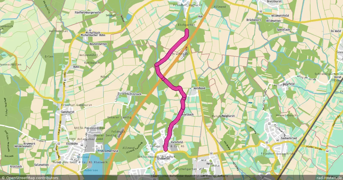 DE:BW:OG;DE:BW:RA – Fernradroute auf Rad-Routen.de