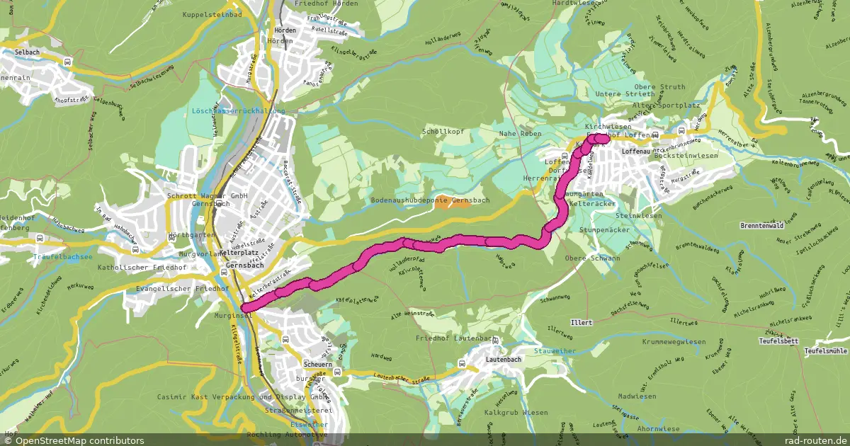DE:BW:RA – Fernradroute auf Rad-Routen.de