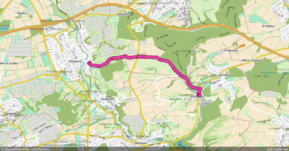 DE:BW:RNK – Fernradroute auf Rad-Routen.de