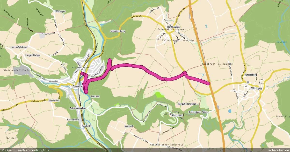 DE:BW:RW – Fernradroute auf Rad-Routen.de
