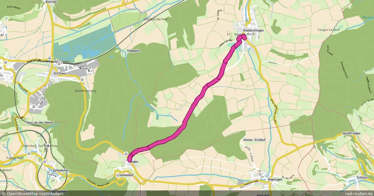 DE:BW:SBK – Fernradroute auf Rad-Routen.de