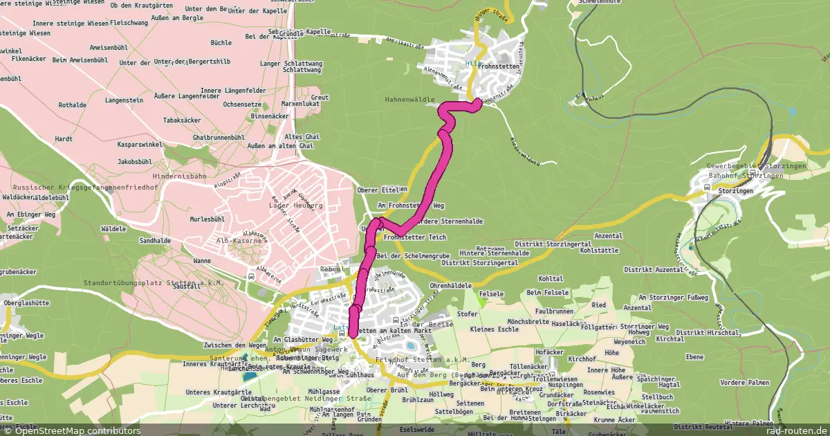 DE:BW:SIG – Fernradroute auf Rad-Routen.de