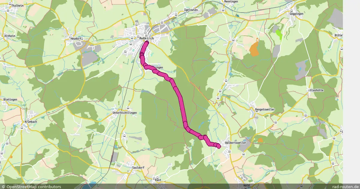 DE:BW:SIG – Fernradroute auf Rad-Routen.de