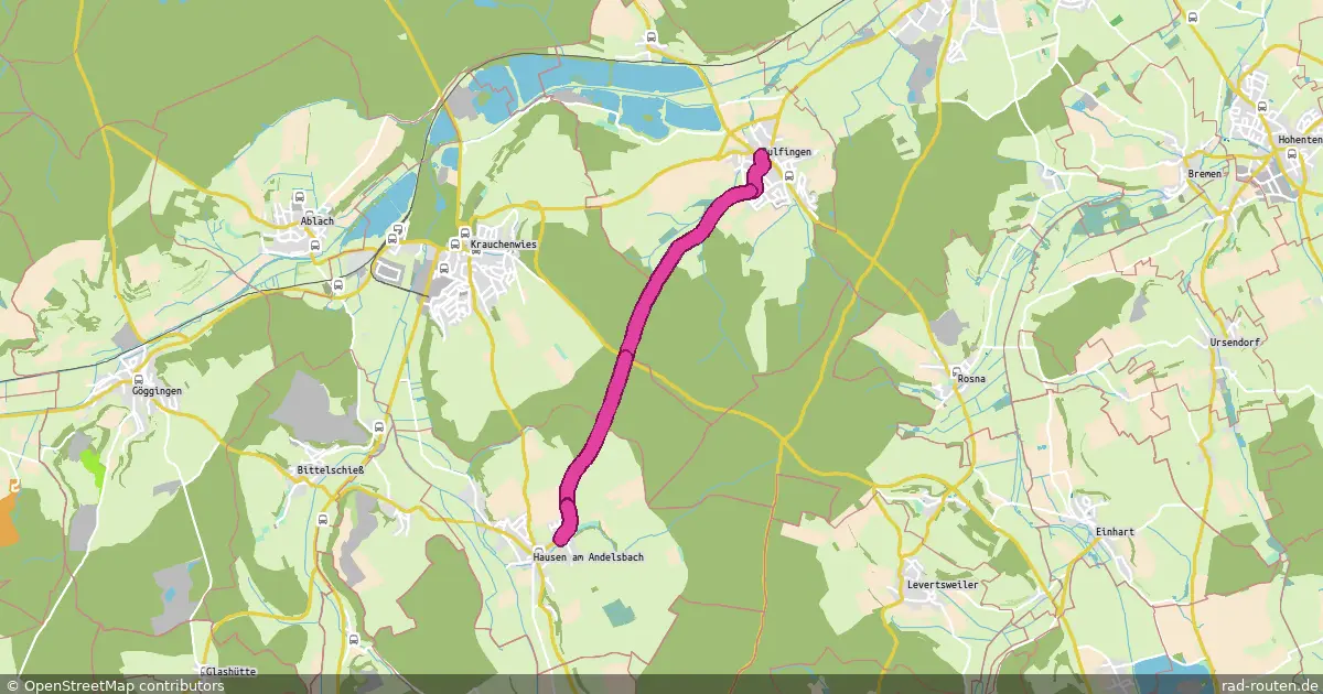 DE:BW:SIG – Fernradroute auf Rad-Routen.de
