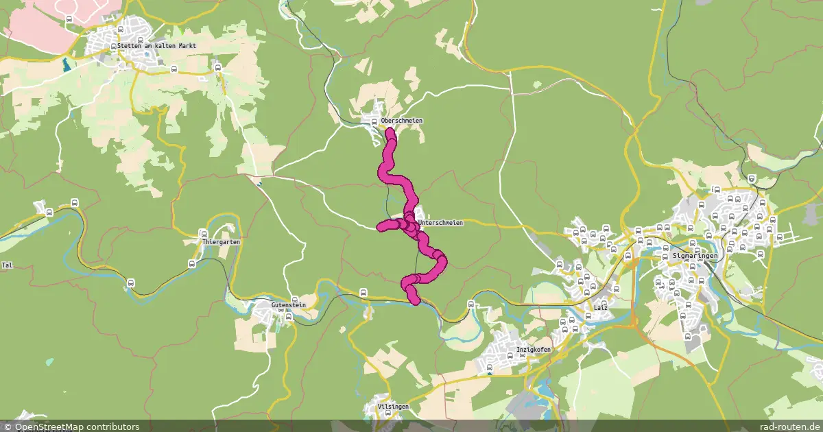DE:BW:SIG – Fernradroute auf Rad-Routen.de