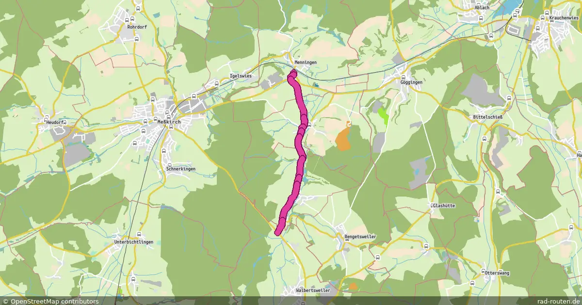 DE:BW:SIG – Fernradroute auf Rad-Routen.de