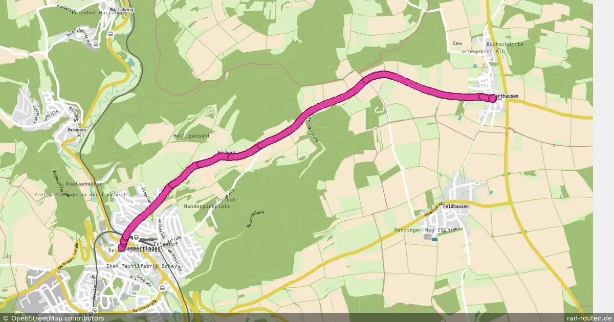 DE:BW:SIG – Fernradroute auf Rad-Routen.de