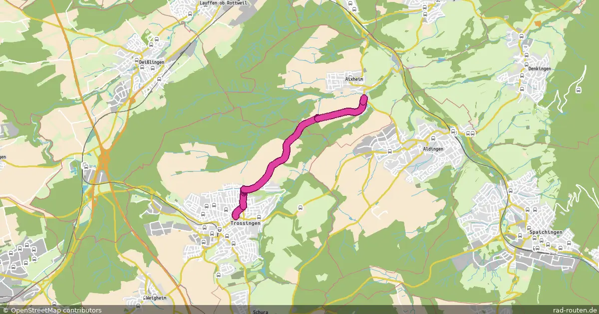 DE:BW:TUT – Fernradroute auf Rad-Routen.de