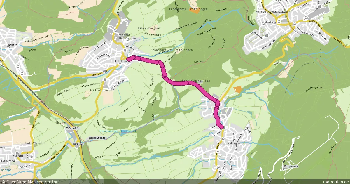 DE:BW:TUT – Fernradroute auf Rad-Routen.de