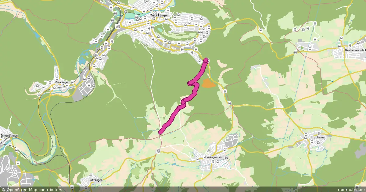 DE:BW:TUT – Fernradroute auf Rad-Routen.de