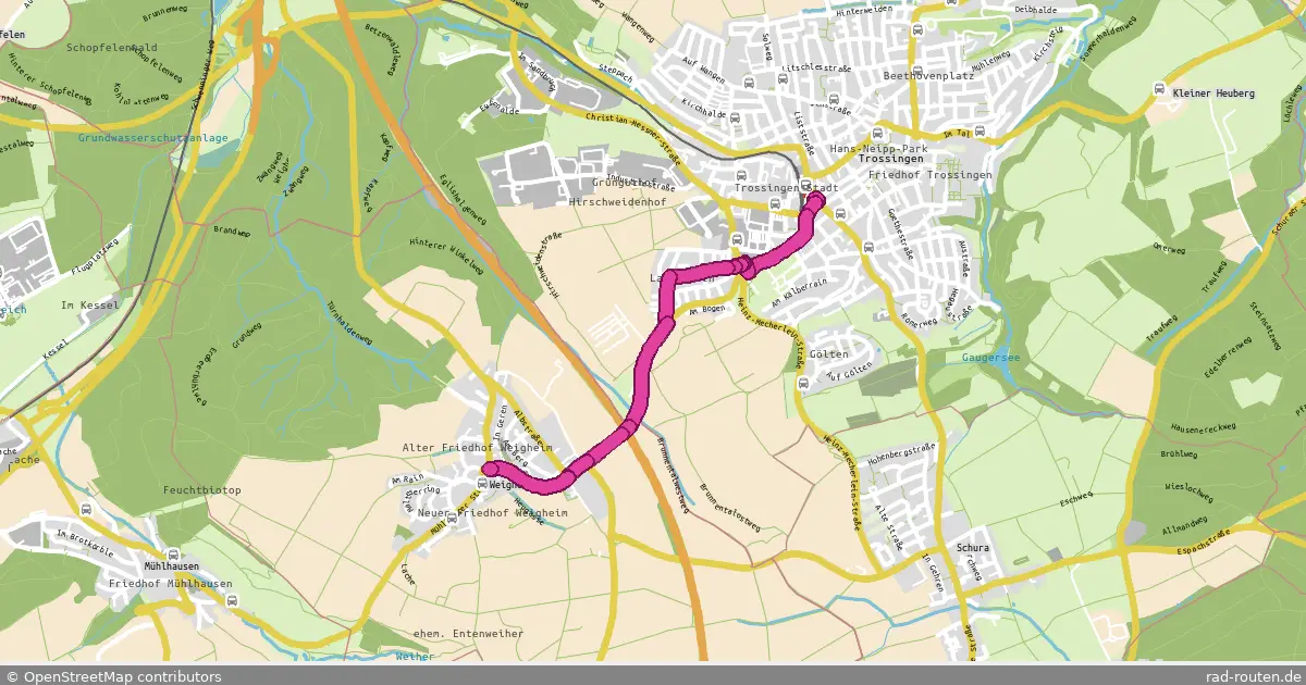 DE:BW:TUT – Fernradroute auf Rad-Routen.de