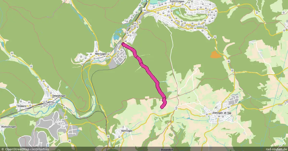 DE:BW:TUT – Fernradroute auf Rad-Routen.de