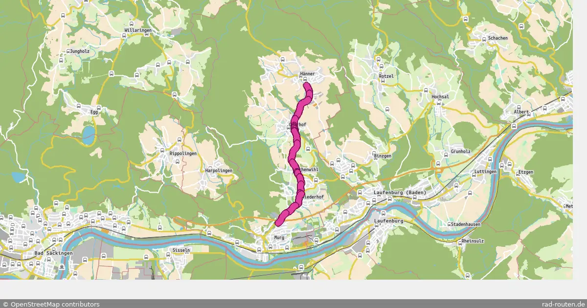 DE:BW:WT – Fernradroute auf Rad-Routen.de