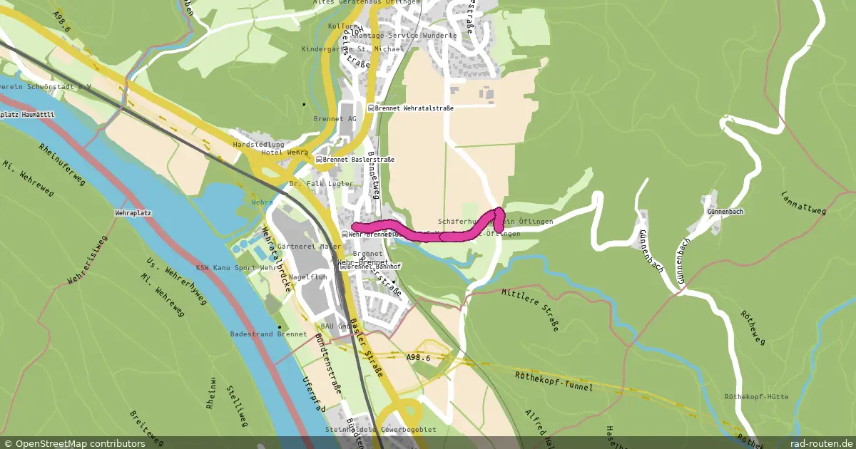 DE:BW:WT – Fernradroute auf Rad-Routen.de