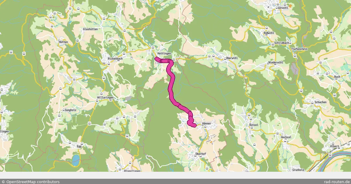 DE:BW:WT – Fernradroute auf Rad-Routen.de