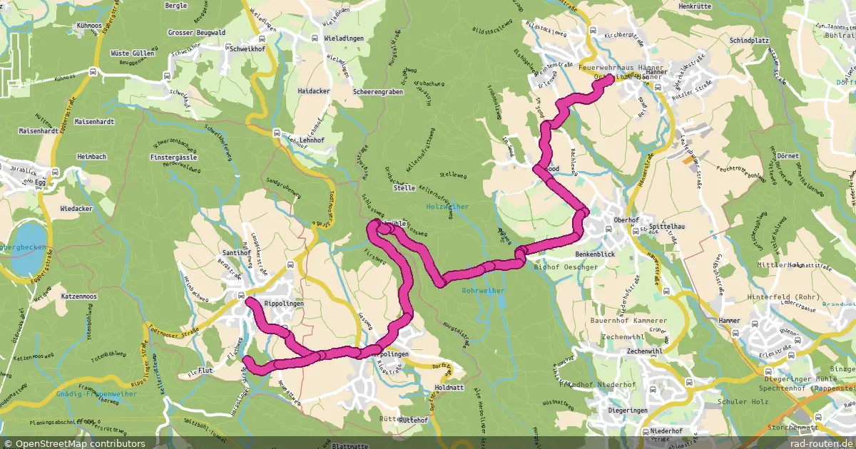 DE:BW:WT – Fernradroute auf Rad-Routen.de