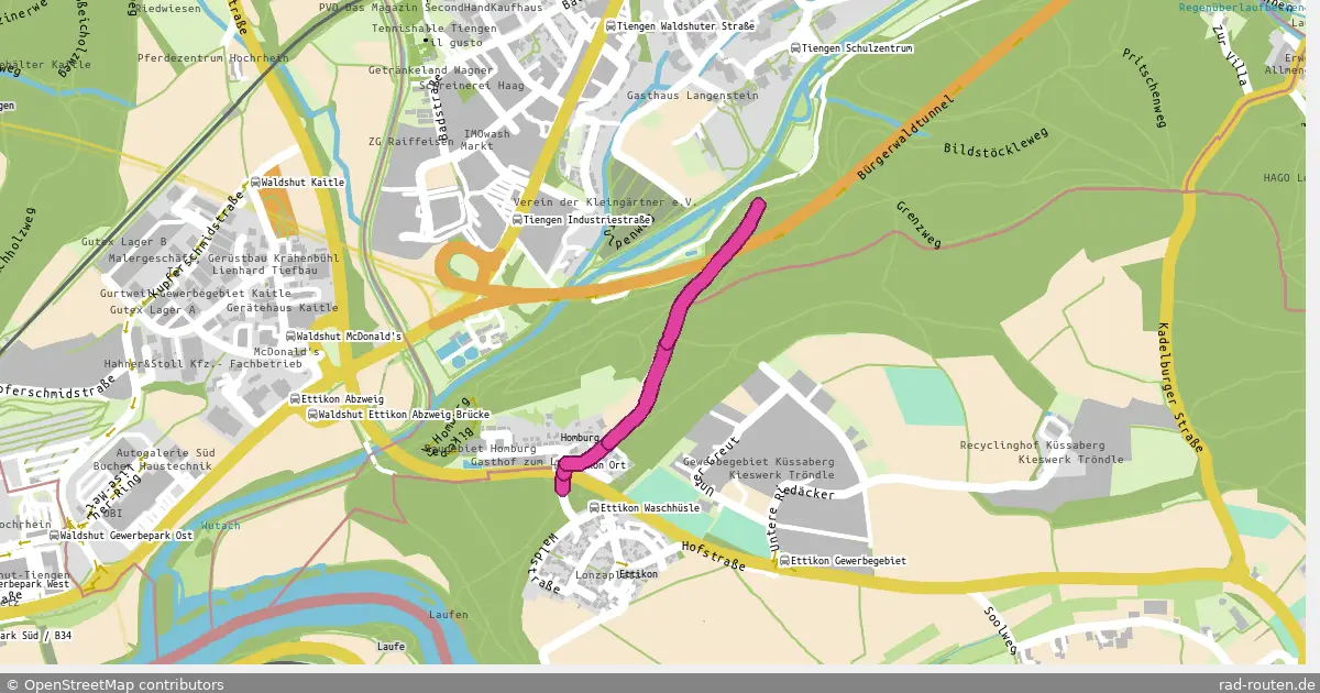 DE:BW:WT – Fernradroute auf Rad-Routen.de