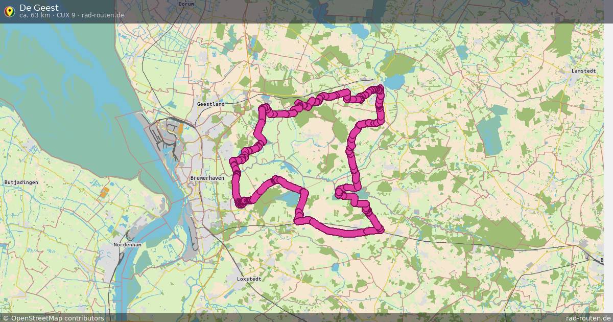 De Geest (CUX 9) – Fernradroute auf Rad-Routen.de