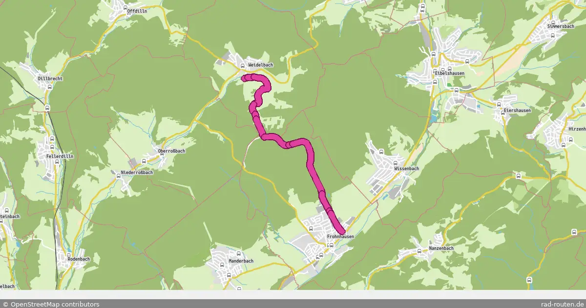 DE:HE:Radnetz – Fernradroute auf Rad-Routen.de