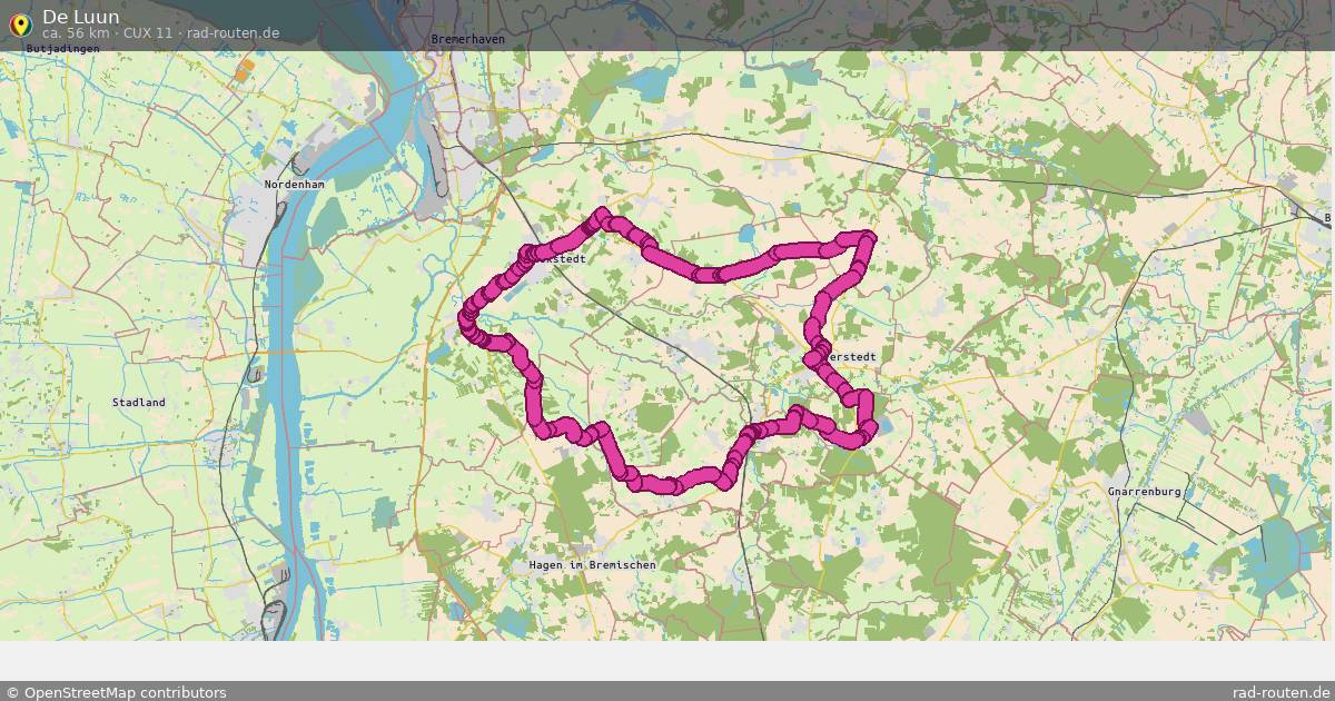 De Luun (CUX 11) – Fernradroute auf Rad-Routen.de