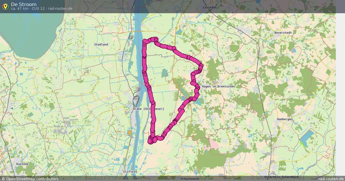 De Stroom (CUX 12) – Fernradroute auf Rad-Routen.de