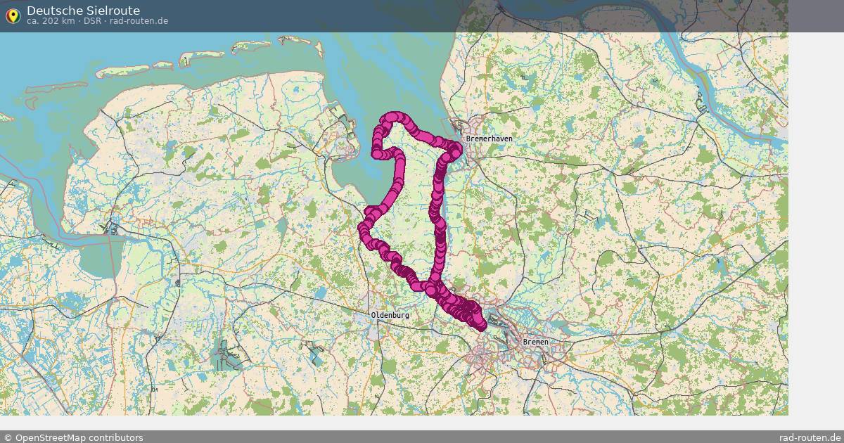 Deutsche Sielroute (DSR) – Fernradroute auf Rad-Routen.de