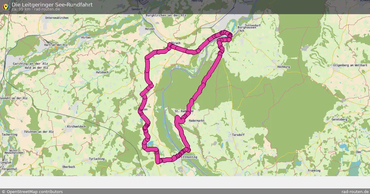 Die Leitgeringer See-Rundfahrt – Fernradroute auf Rad-Routen.de