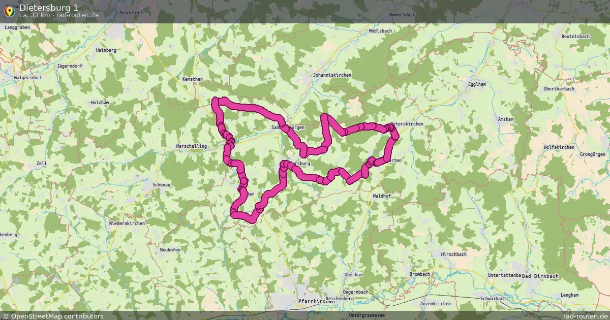 Dietersburg 1 – Fernradroute auf Rad-Routen.de