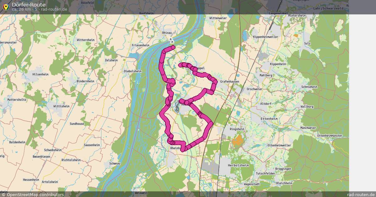 Dörfer-Route (5) – Fernradroute auf Rad-Routen.de