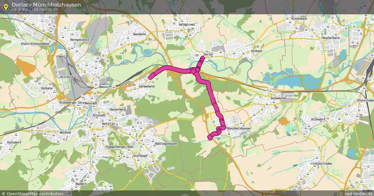 Dorlar - Münchholzhausen – Fernradroute auf Rad-Routen.de