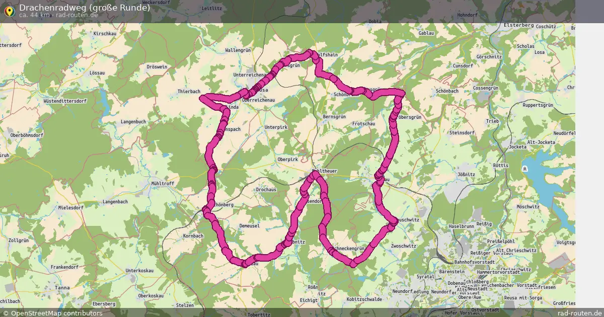Drachenradweg (große Runde)
