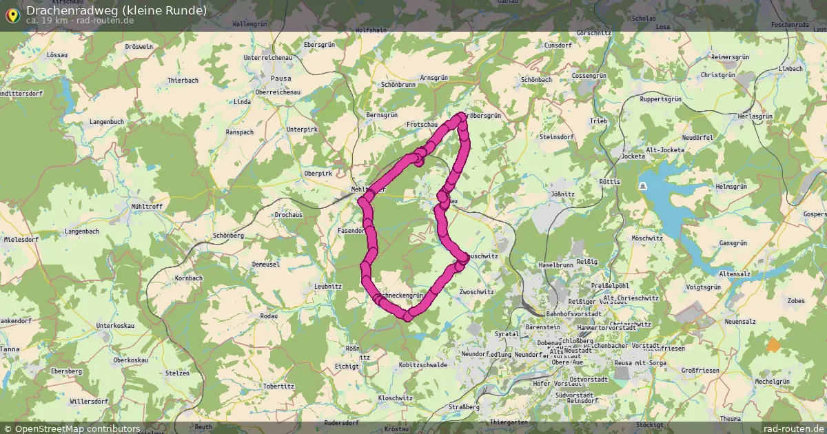 Drachenradweg (kleine Runde)