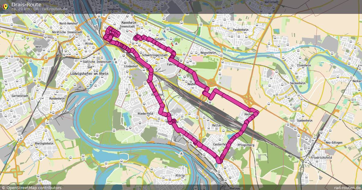 Drais-Route (DR) – Fernradroute auf Rad-Routen.de