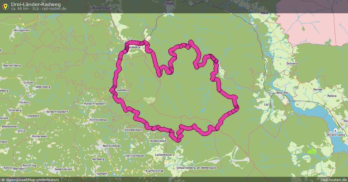 Drei-Länder-Radweg (3Lä) – Fernradroute auf Rad-Routen.de
