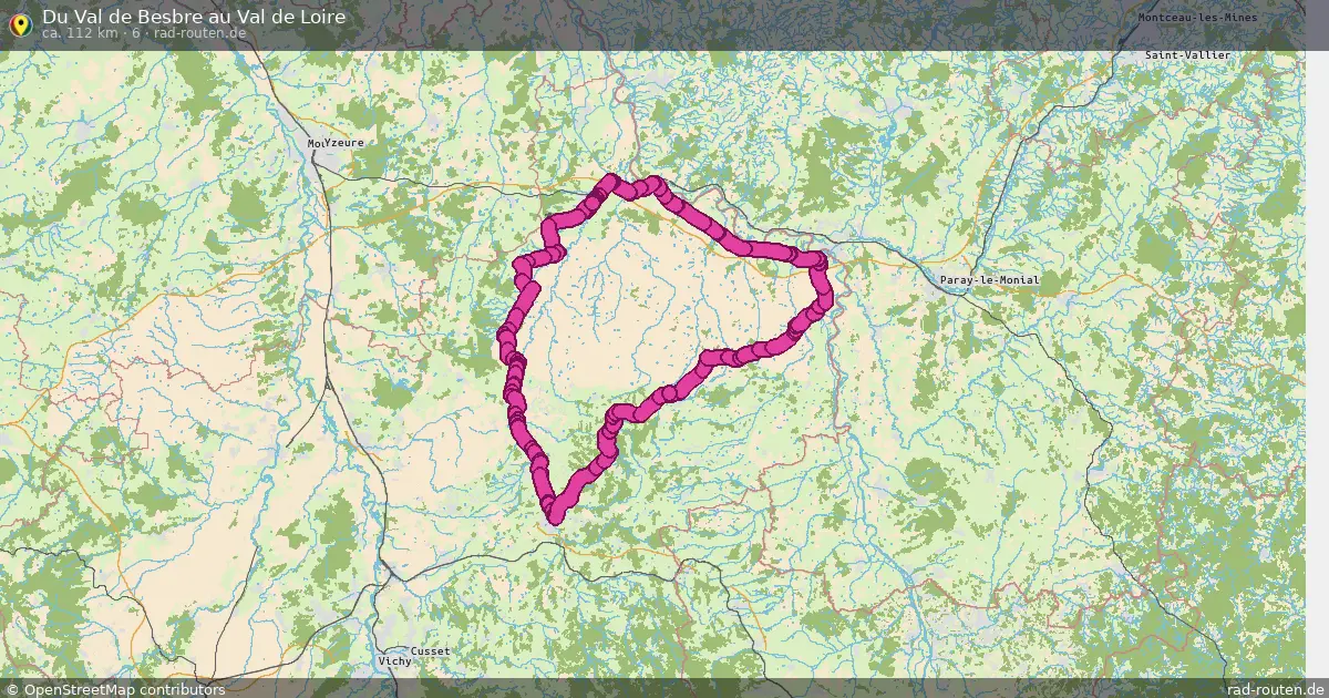 Du Val de Besbre au Val de Loire (6) – Fernradroute auf Rad-Routen.de