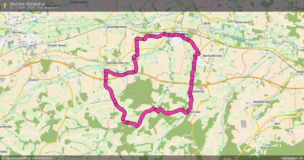 Durchs Ornautal (DOT) – Fernradroute auf Rad-Routen.de