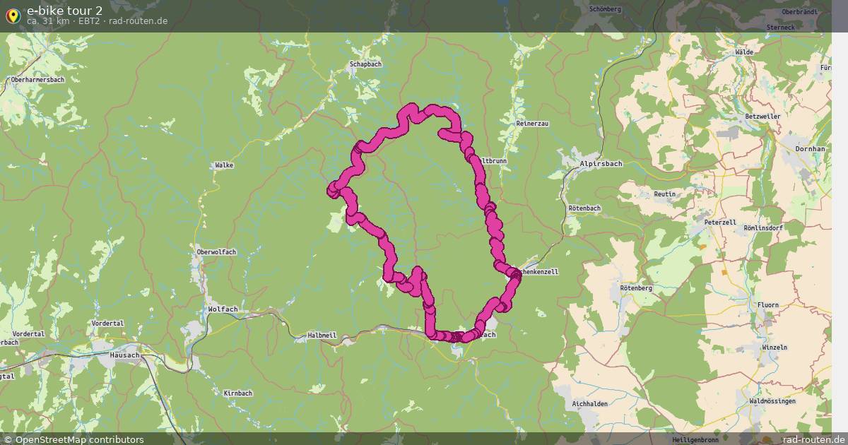 e-bike tour 2 (ebt2) – Fernradroute auf Rad-Routen.de