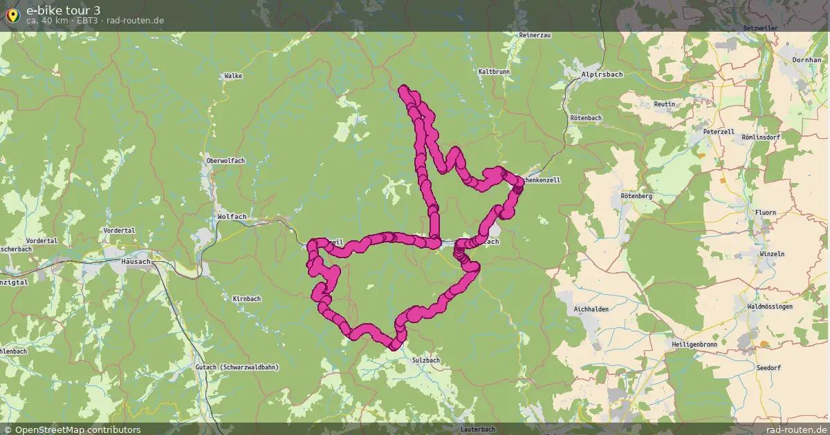 e-bike tour 3 (ebt3) – Fernradroute auf Rad-Routen.de
