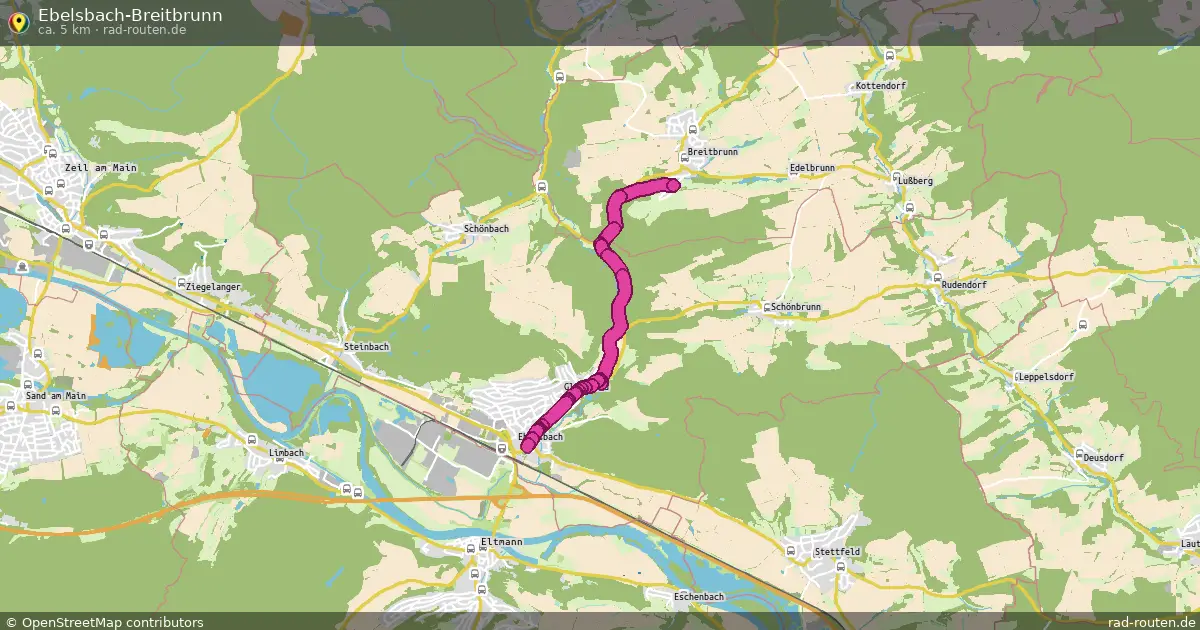 Ebelsbach-Breitbrunn – Fernradroute auf Rad-Routen.de