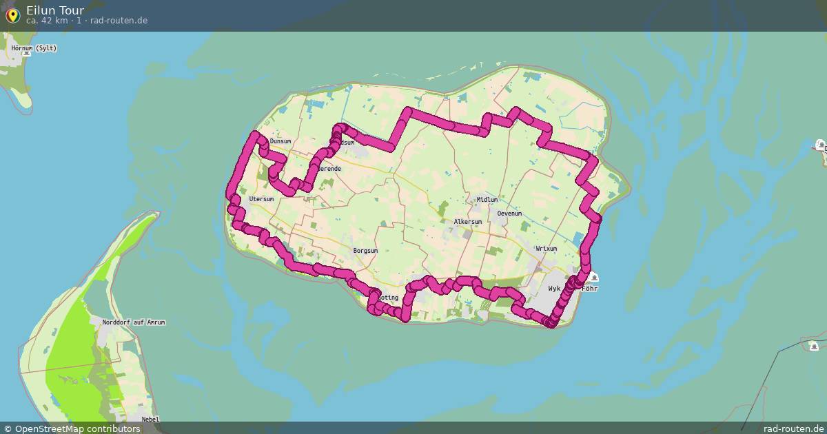 Eilun Tour (1) – Fernradroute auf Rad-Routen.de