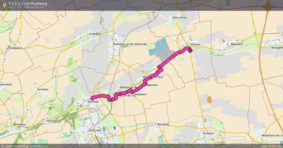 Eisbachtal-Radweg – Fernradroute auf Rad-Routen.de