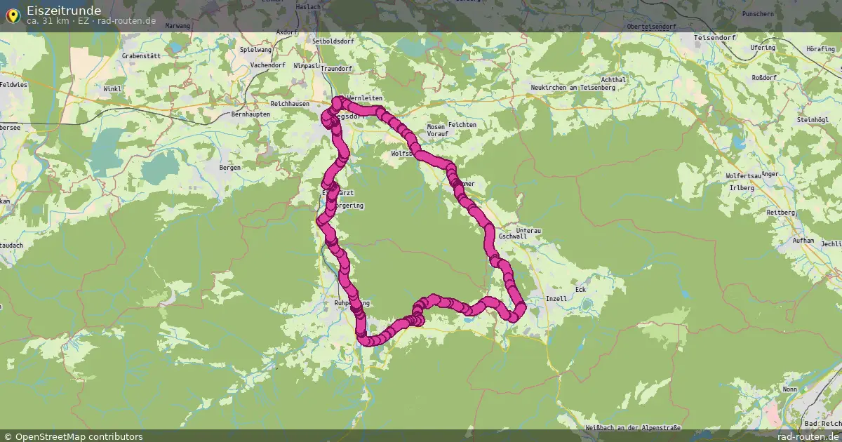 Eiszeitrunde (EZ) – Fernradroute auf Rad-Routen.de