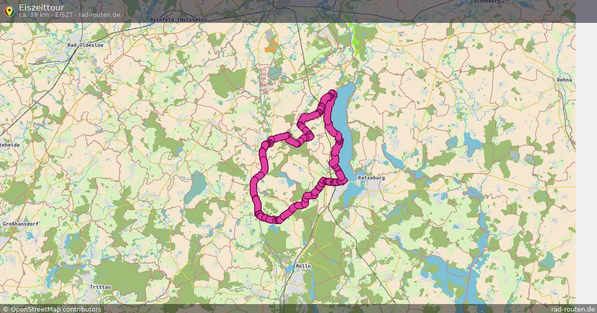 Eiszeittour (EiszT) – Fernradroute auf Rad-Routen.de