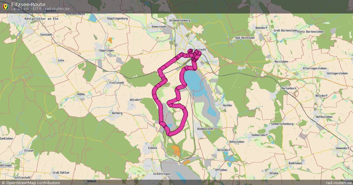 Eitzsee-Route (Eit-R) – Fernradroute auf Rad-Routen.de