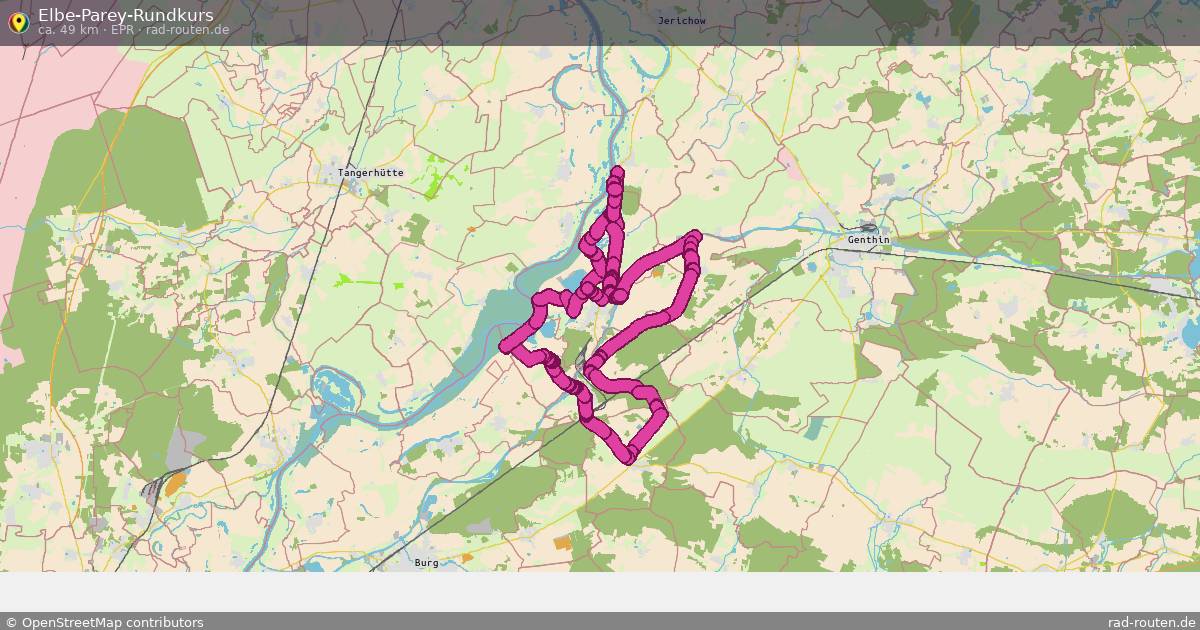Elbe-Parey-Rundkurs (EPR) – Fernradroute auf Rad-Routen.de
