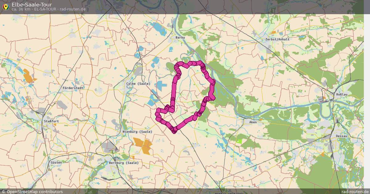 Elbe-Saale-Tour (El-Sa-Tour) – Fernradroute auf Rad-Routen.de