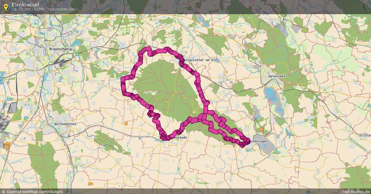 Elmkreisel (ElmK) – Fernradroute auf Rad-Routen.de