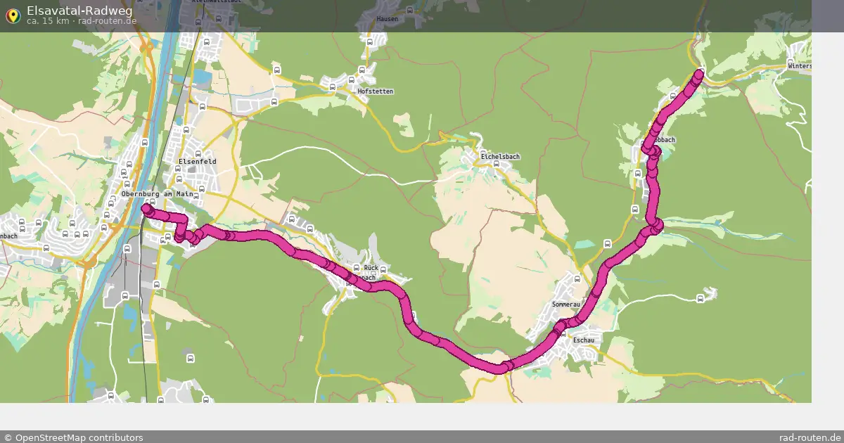 Elsavatal-Radweg – Fernradroute auf Rad-Routen.de