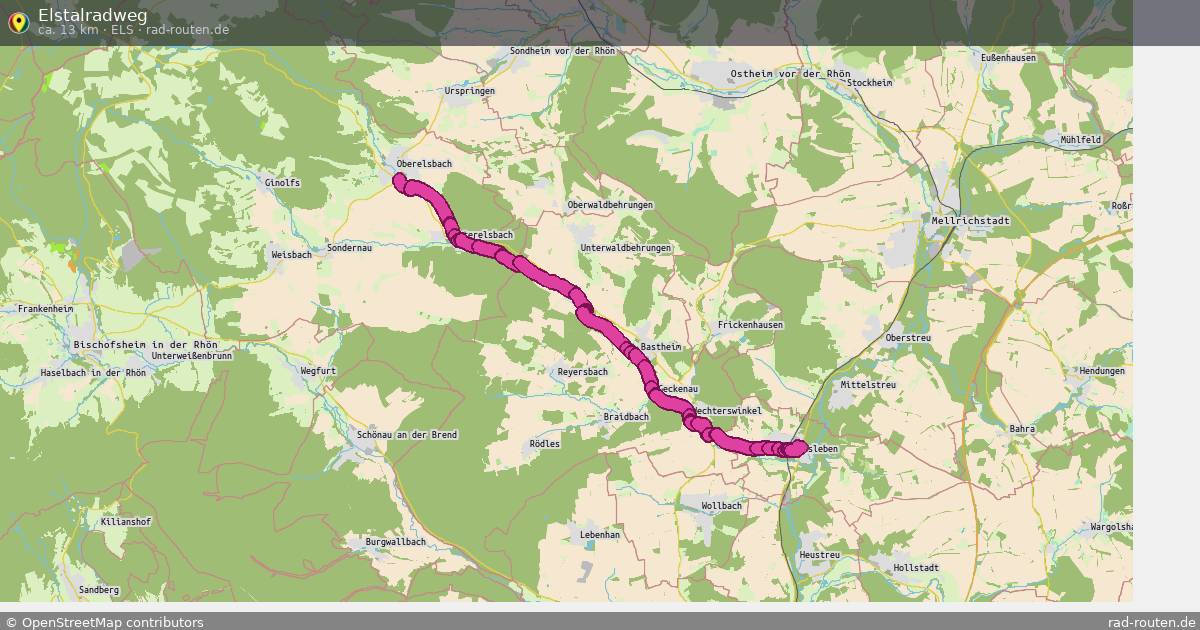 Elstalradweg (Els) – Fernradroute auf Rad-Routen.de