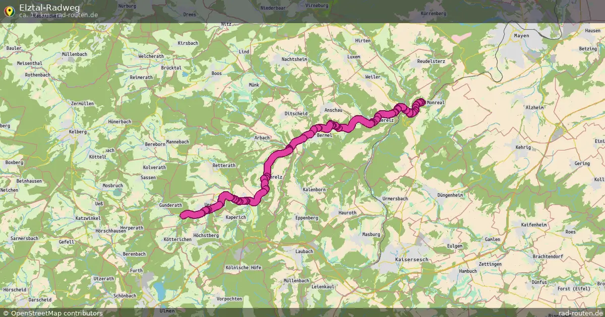 Elztal-Radweg – Fernradroute auf Rad-Routen.de